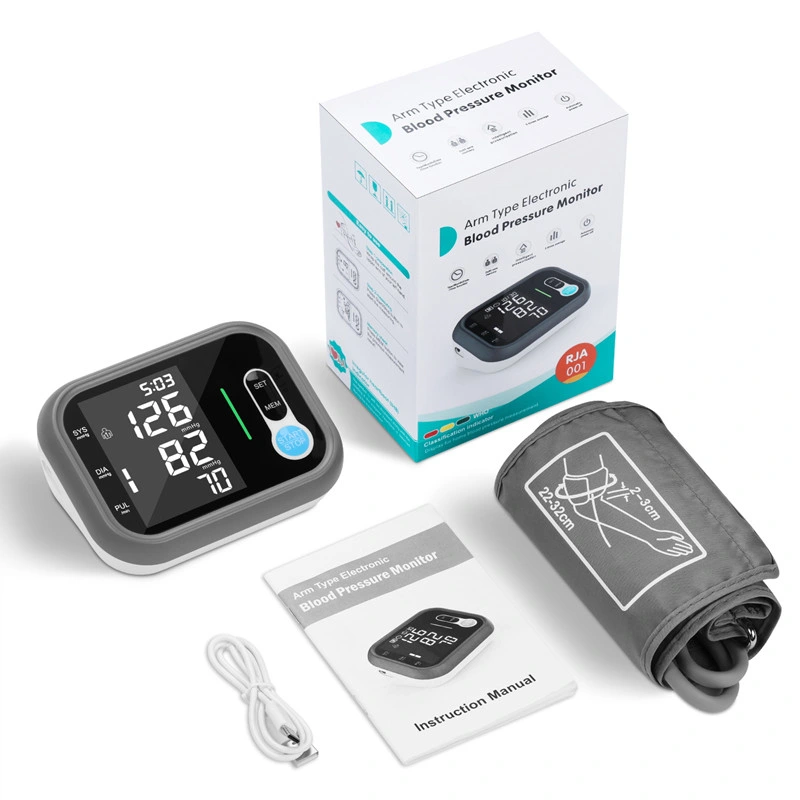 Intelligent Digital Heart Rate Monitor Sphygmomanometer Arm Bp Monitor