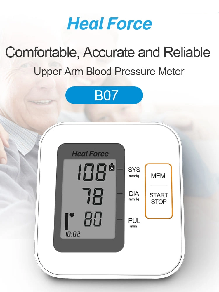 Best Choice Portable Bp WiFi Heart Rate Blood Pressure Monitor for Home Use Heal Force