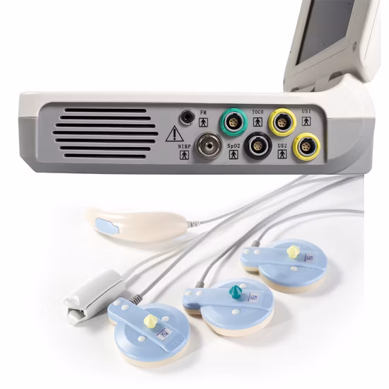 Hospital Equipment 10.4 Inch Specialized Portable Heart Rate Detector Fetal Maternal Monitor