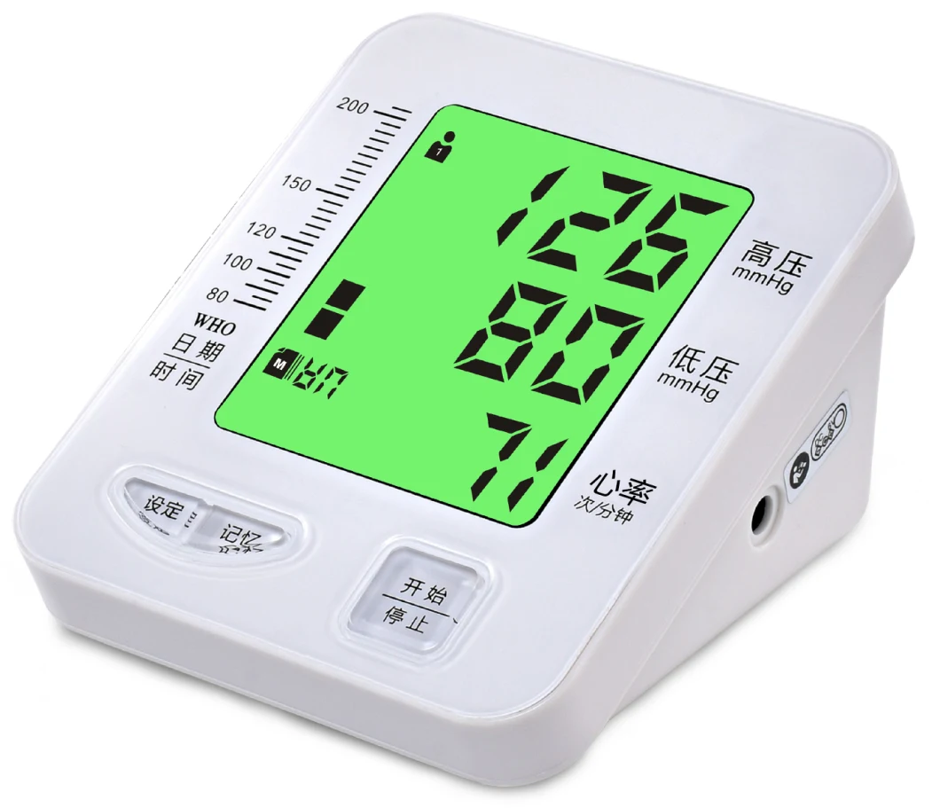 ODM OEM Automatic Sphygmomanometer Heart Beat Rate Pulse Meter Machine Digital up Arm Bp Blood Pressure Monitor