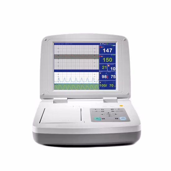 Hospital Equipment 10.4 Inch Specialized Portable Heart Rate Detector Fetal Maternal Monitor