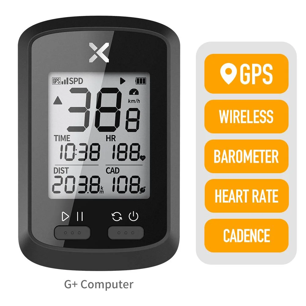 Xoss G G+ Wireless GPS Cycle Odometer Road Bike LCD Digital Cateye Speedometer G Plus Bicycle Computer for MTB Bikes Cycle