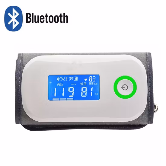 터치스크린, 음성 손목 혈압 모니터를 갖춘 충전식 디지털 자동 심박수 혈압 모니터