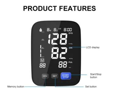 새로운 환자 모니터, ECG, 심박수, 호흡, 혈중 산소, 혈압, 온도 모니터